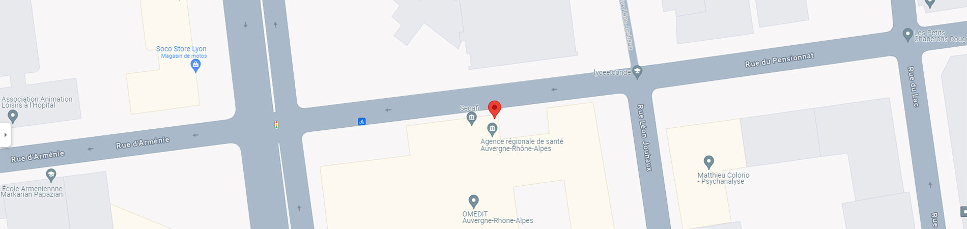 Carte Google Maps de TH Conseil